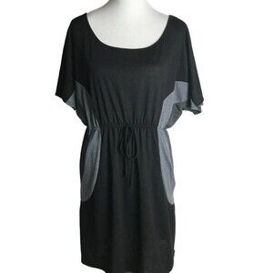 Love Delirious Los Angeles Colorblock Black, And Gray Dress With Side Pockets 3X